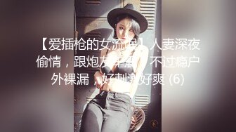 【爱插枪的女流氓】人妻深夜偷情，跟炮友车震，不过瘾户外裸漏，好刺激好爽 (6)