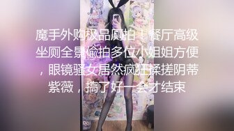 魔手外购极品厕拍！餐厅高级坐厕全景偸拍多位小姐姐方便，眼镜骚女居然疯狂揉搓阴蒂紫薇，搞了好一会才结束