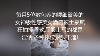 每月5位数包养的腰细臀美的女神级性感美女酒店被土豪疯狂抽插调教,屁股上写的都是淫话,各种体位狠狠干逼!